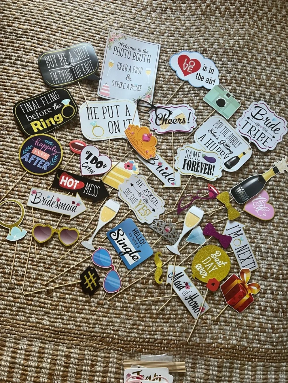 'Bride' Bachelorette Party Kit - I Do Crew Supplies bundle. Over $250 Value
